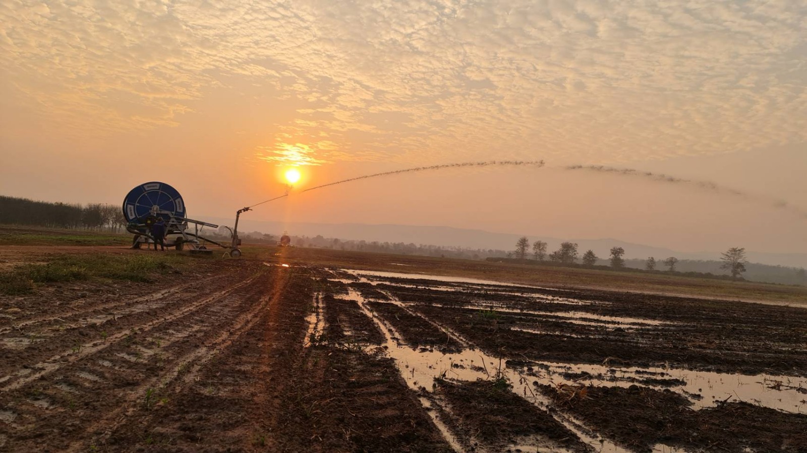 Air Management and control in Reel Hose Irrigation Systems