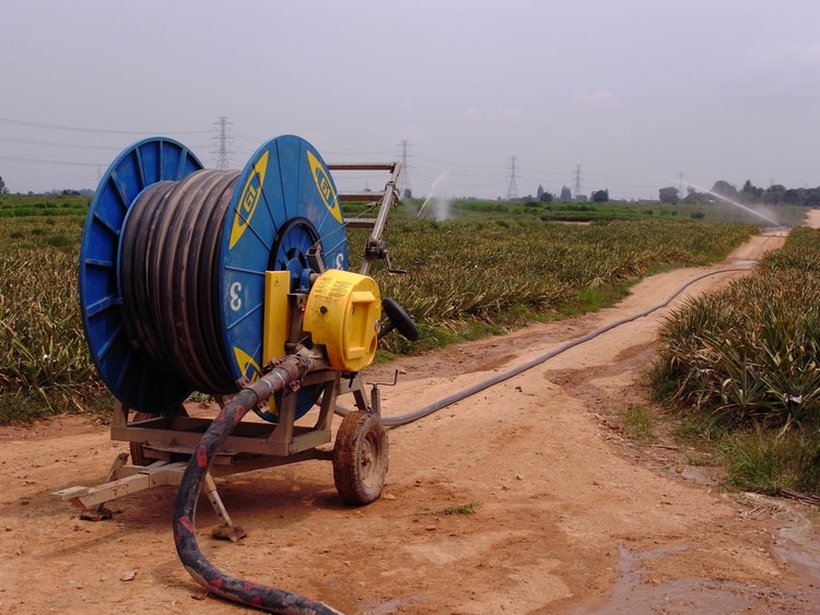 Efficient Strip Irrigation on Sloped Fields